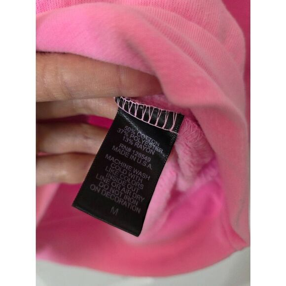 Aviator nation Daydream Crew Sweatshirt, Neon Pink M - Picture 3 of 7